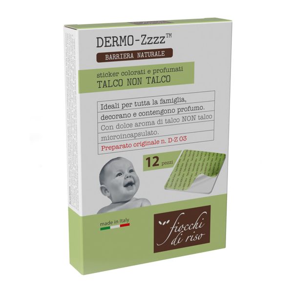 Talco non talco cerotti profumati 12 pz - fiocchi di riso - Fiocchi di Riso