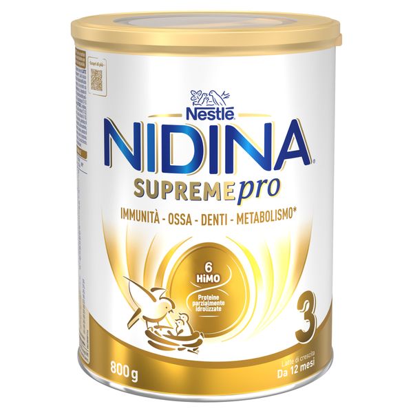 Nidina supremepro 3 latte di crescita polvere da 12 mesi, latta 800g - nestle' - Nestle'