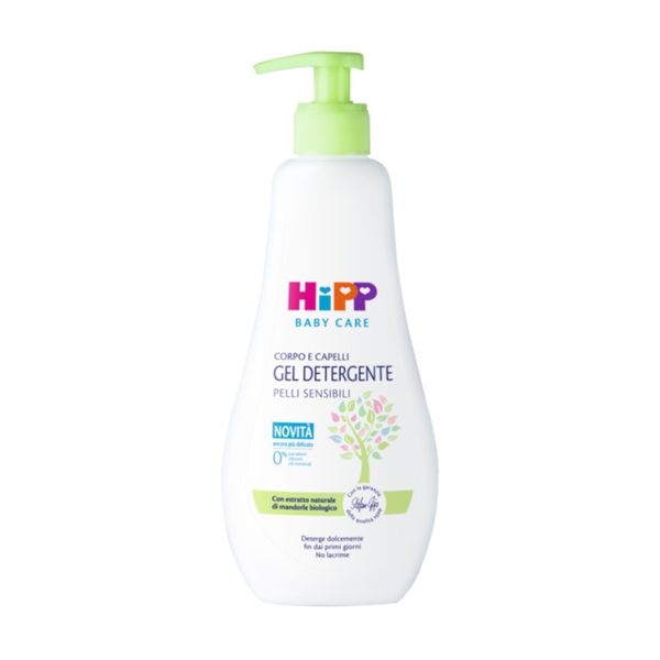 Gel detergente corpo e capelli 400ml - hipp - Hipp Baby