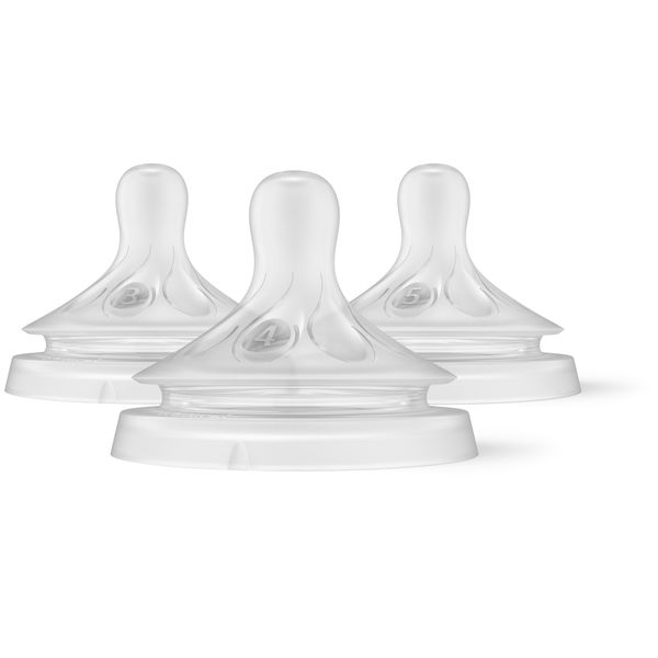 Tettarella natural response set di 3 pezzi confezione mix & match con tettarella x3 (flusso lento, medio, veloce) - philips avent - Avent