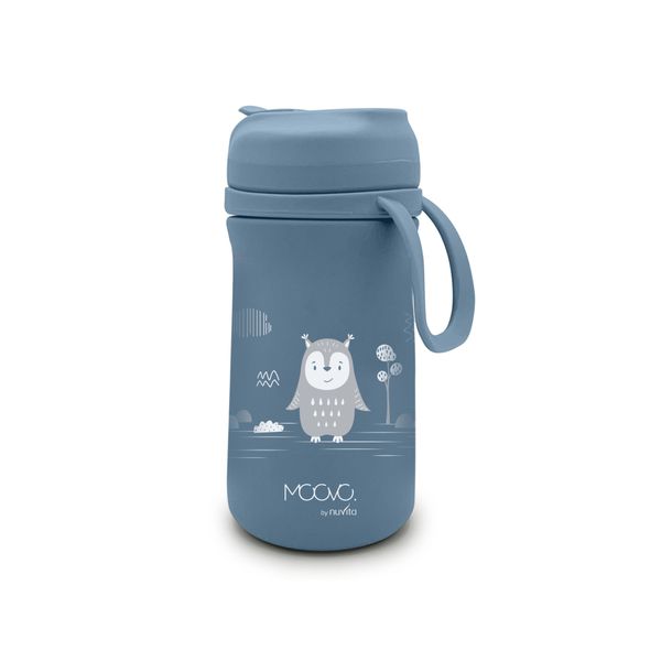 Borraccia bimbi termica in acciaio da 350ml - 4440 / powder blue - nuvita - Nuvita