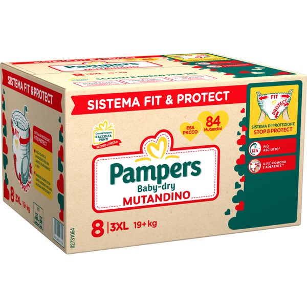 Baby dry mutandino 3xl esa x84 - pampers - Pampers