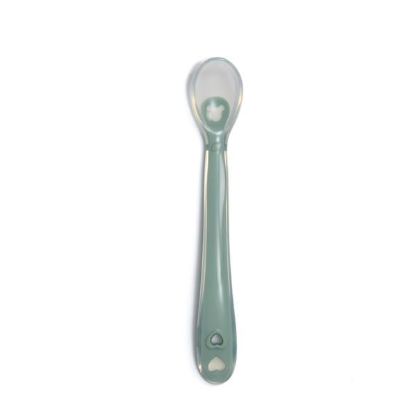 Cucchiaio 6m+ in silicone green - that's love - THAT'S LOVE