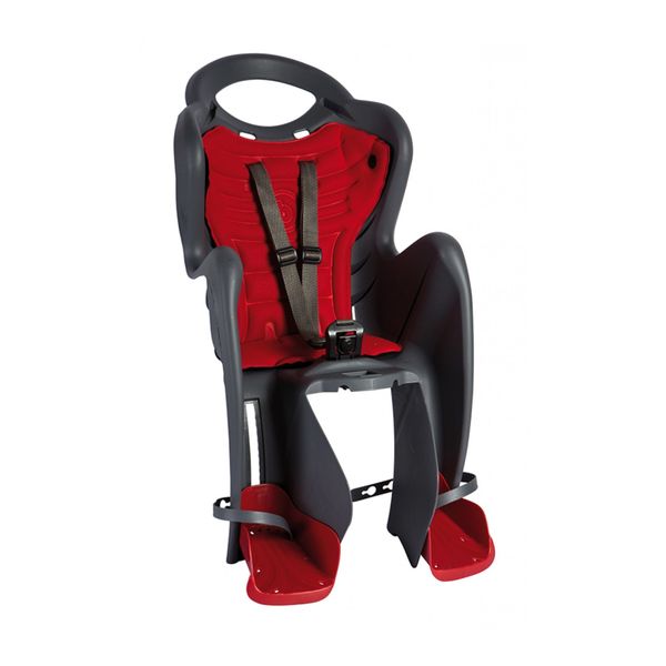 Seggiolino bici posteriore mr fox attacco al portapacchi dark grey - bellelli - Bellelli