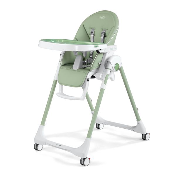 Seggiolone prima pappa follow me - mint - peg - Peg Perego