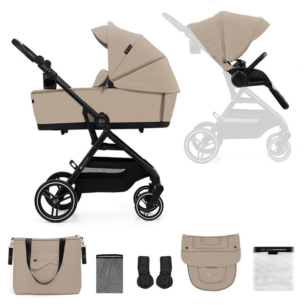 Kinderkraft passeggino 2in1 yoxi beige - KinderKraft