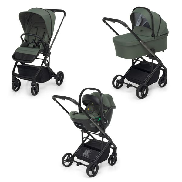 Trio tictoc disk infant olive i-size+adattatori - foppapedretti - Foppapedretti