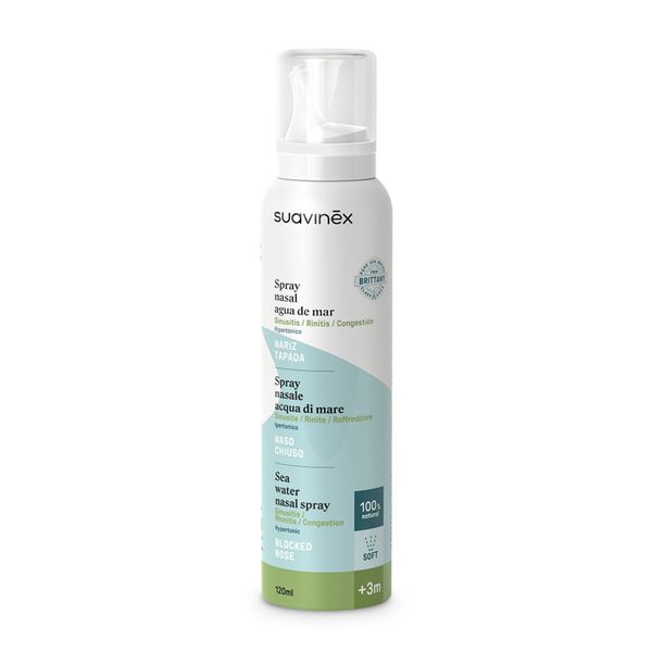 Spray nasale ipertonico +3m 120ml - suavinex - Suavinex