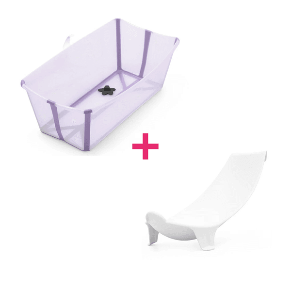 Stokke - flexi bath lavender + flexi bath support - 