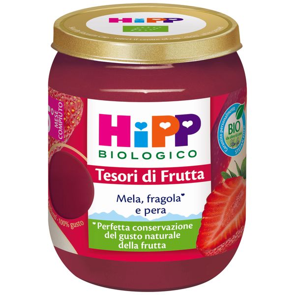 Tesori di frutta - mel fragola pera 160g - hipp - Hipp
