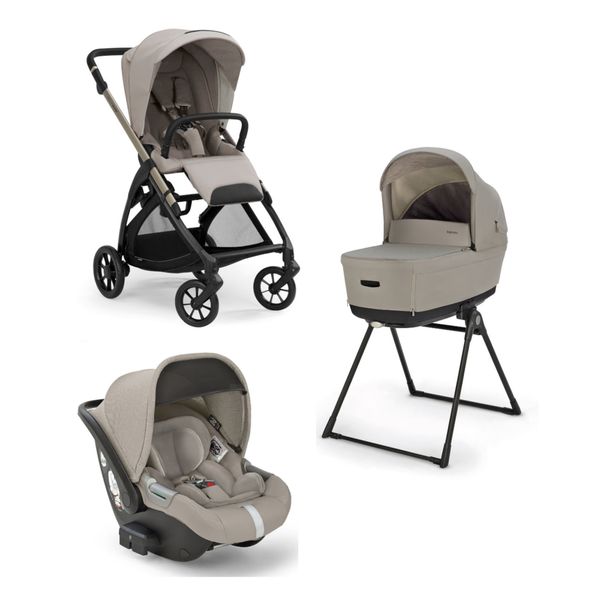 Trio system4 electa darwin - battery beige + telaio iridio black - 2025 - inglesina - Inglesina