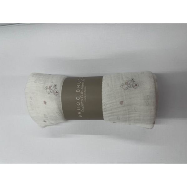 Coperta mussola per culla maxiculla stampa personaggi e veicoli con ruote rosse - bruco bruco - BRUCO BRUCO