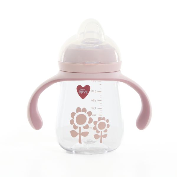 Tazza 6m+ flower 260 ml beccuccio silicone - that's love - THAT'S LOVE