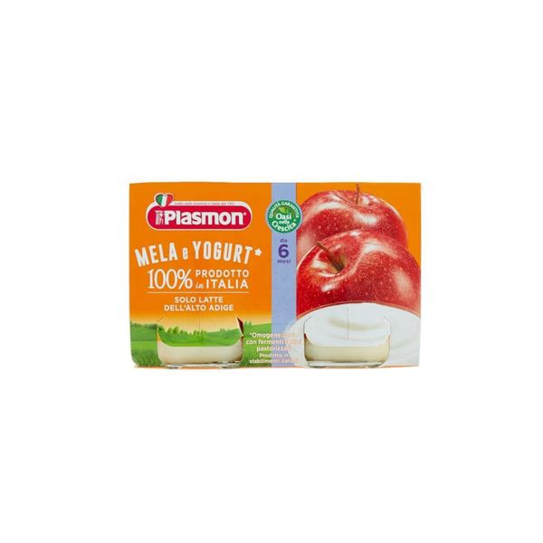 Omogeneizzato yogurt mela – 2x120g - plasmon - Plasmon