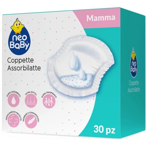 Coppette assorbilatte 30pz - neobaby - Neo Baby