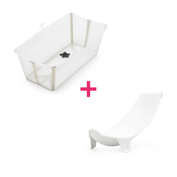Stokke - flexi bath sandy beige + flexi bath support - 
