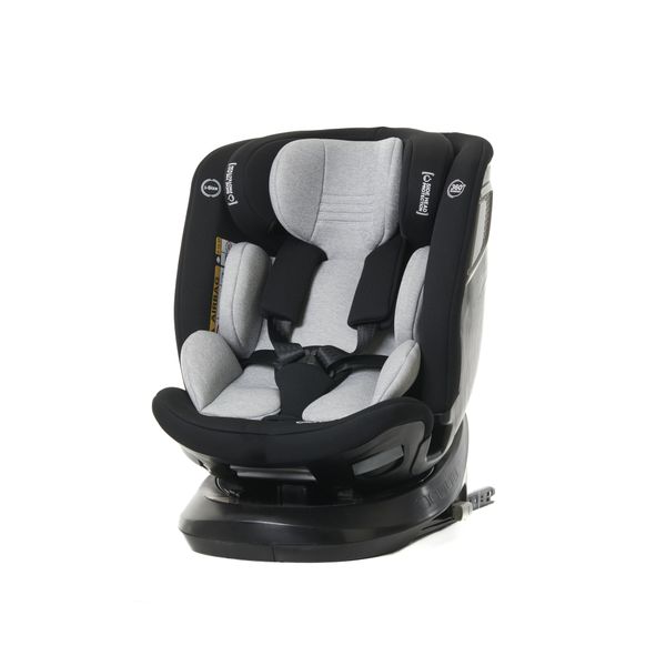 Seggiolino auto titano plus black e grey 40-150 cm- giordani - Giordani