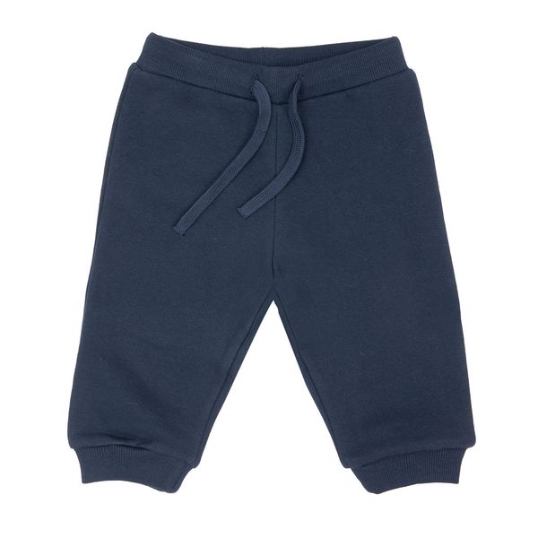 Pantalone felpato bimbo blu scuro - Mawi