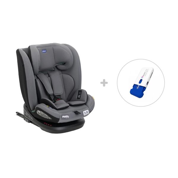 Chicco - seggiolino auto mokita i-s grey black + disp antiabban easy tech - 