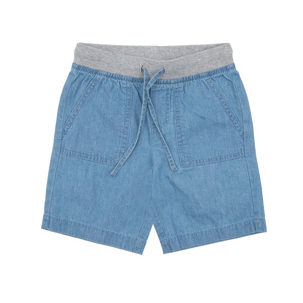 Short denim bimba con tasche - Mawi