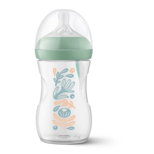 Biberon natural response 260ml deco natura - verde - avent - Avent