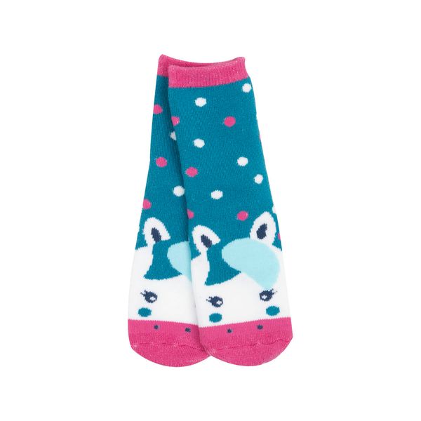 Calze antiscivolo bimba blue/rosa - Mawi