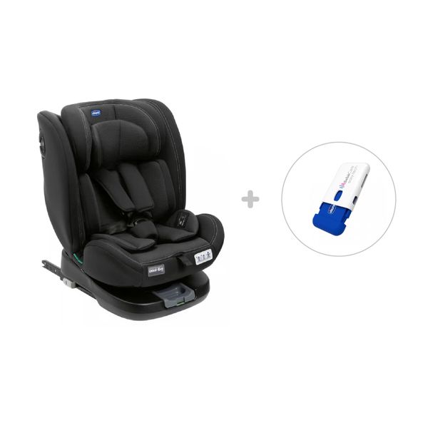 Chicco - unico evo i-size classic  black + disp antiabban easy tech - 