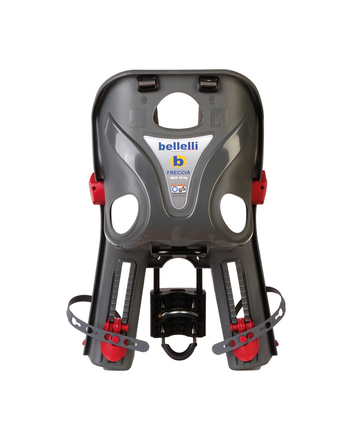 Seggiolino bicicletta anteriore max 15 kg. freccia con nuovo blocchetto b-fix - Bellelli