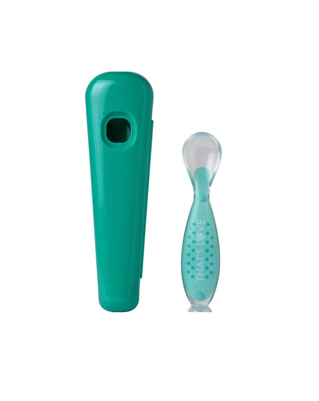 That's love cucchiaio in silicone con portacucchiaio 6m+ - That’s love