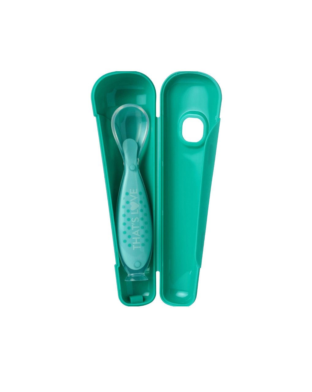 That's love cucchiaio in silicone con portacucchiaio 6m+ - That’s love