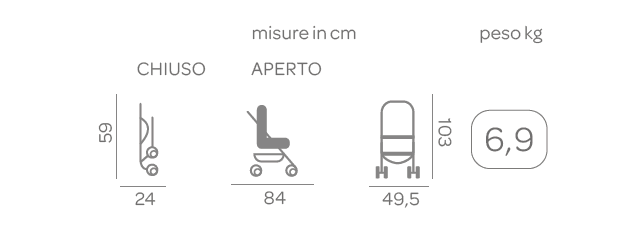 Passeggino trolley me stone - Chicco