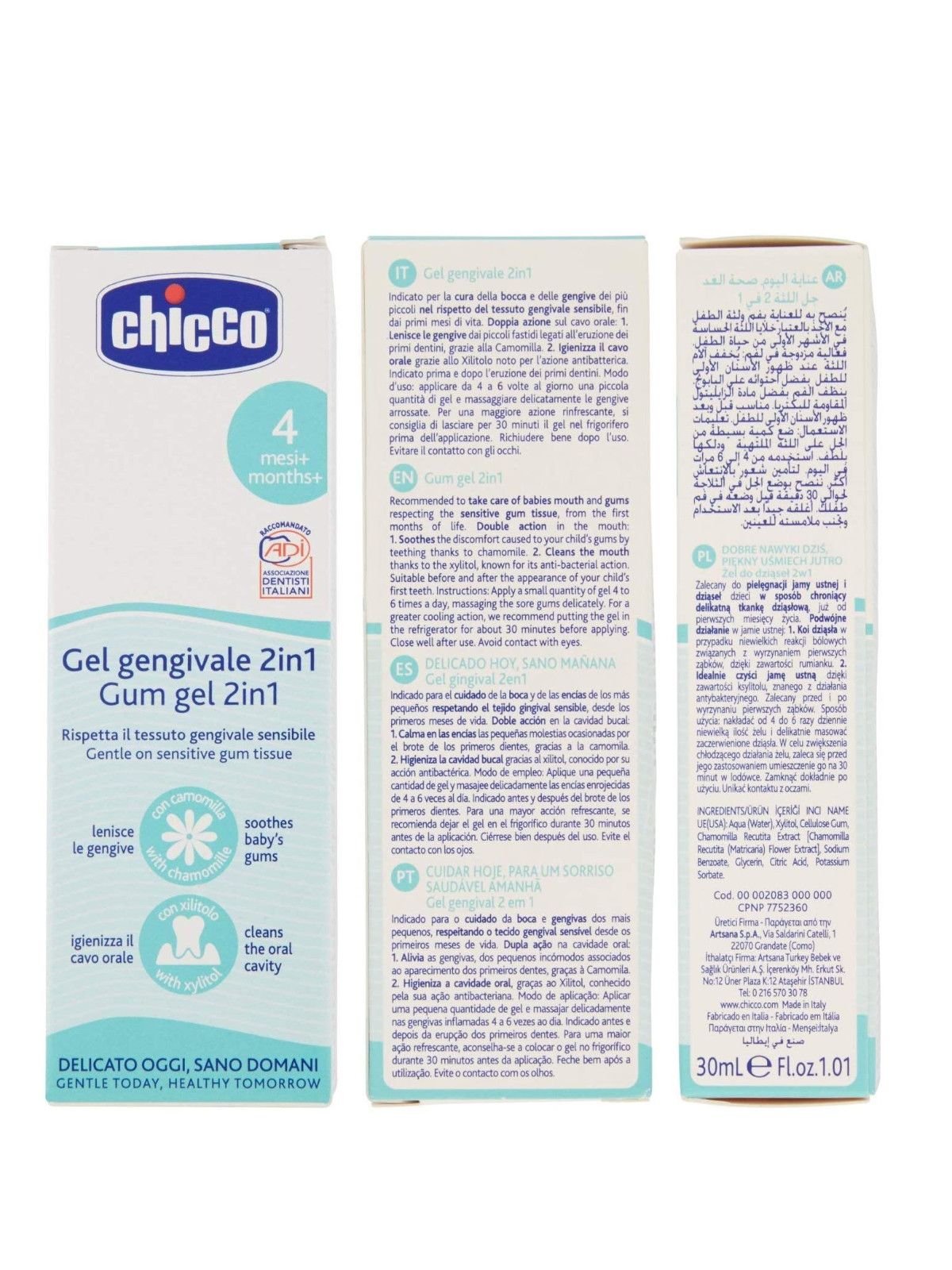 Gel gengivale multifunzione 4m+ 30ml - Chicco