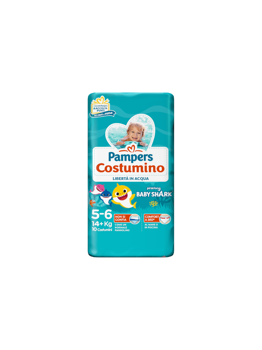 Pampers il costumino taglia 5+ (15+ kg) - 10 pz - Catalogo Pampers