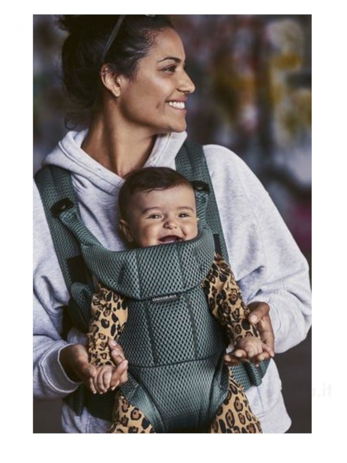 Babybjörn marsupio move 3d mesh sage green - Babybjörn