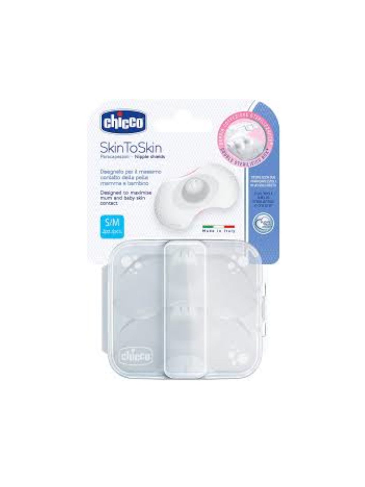 Paracapezzoli silicone s/m skintoskin - Chicco