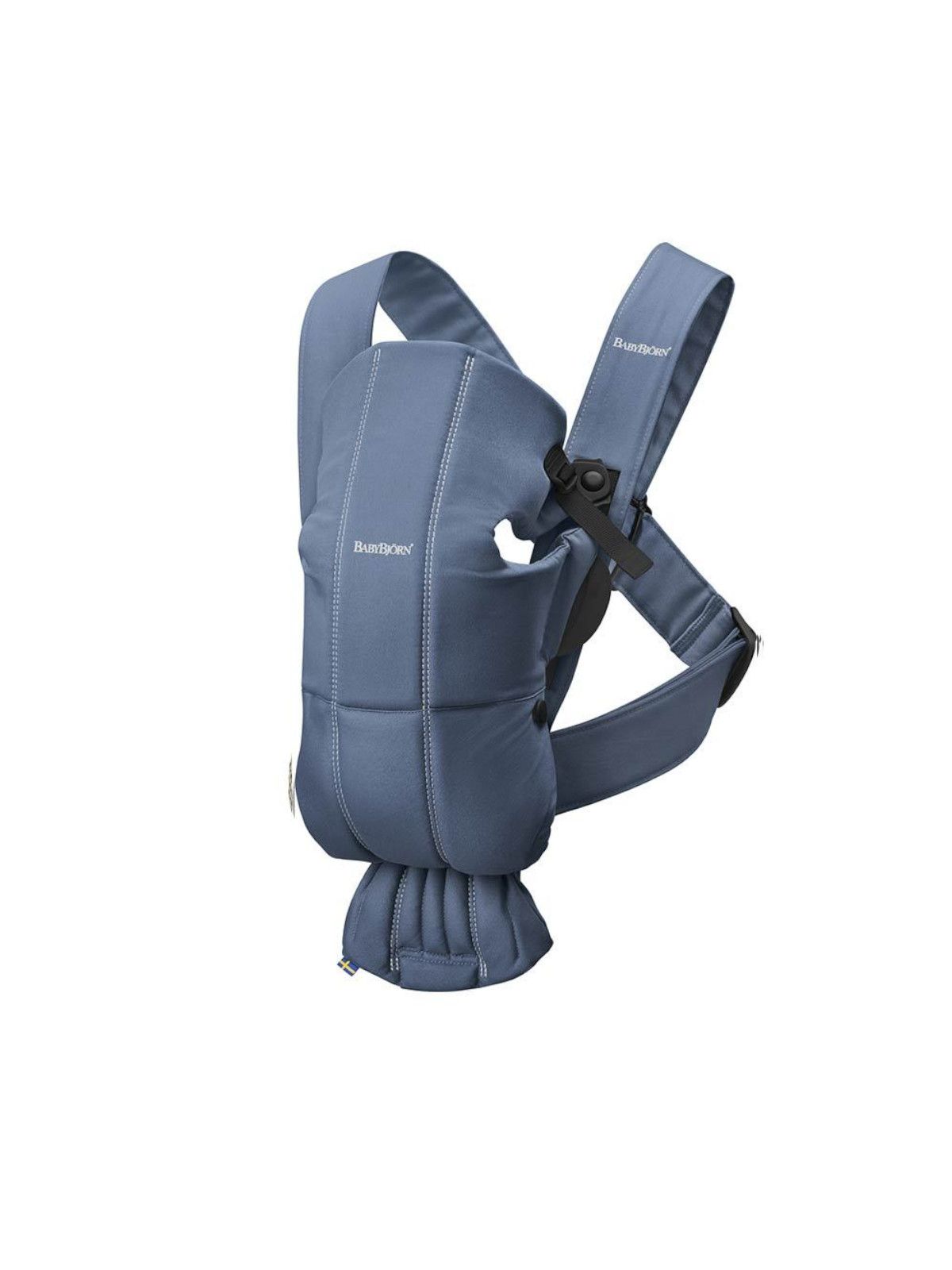 Babybjörn marsupio baby carrier mini vintage indigo cotton - Babybjörn