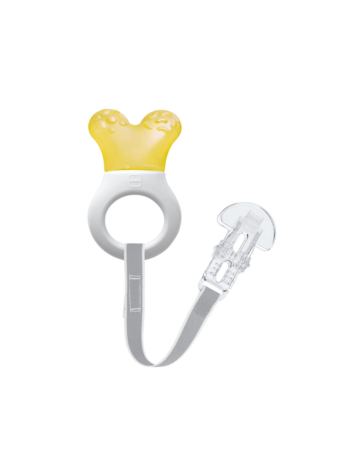 Dentaruolo rinfrescante mini cooler &amp; clip neutro - Mam