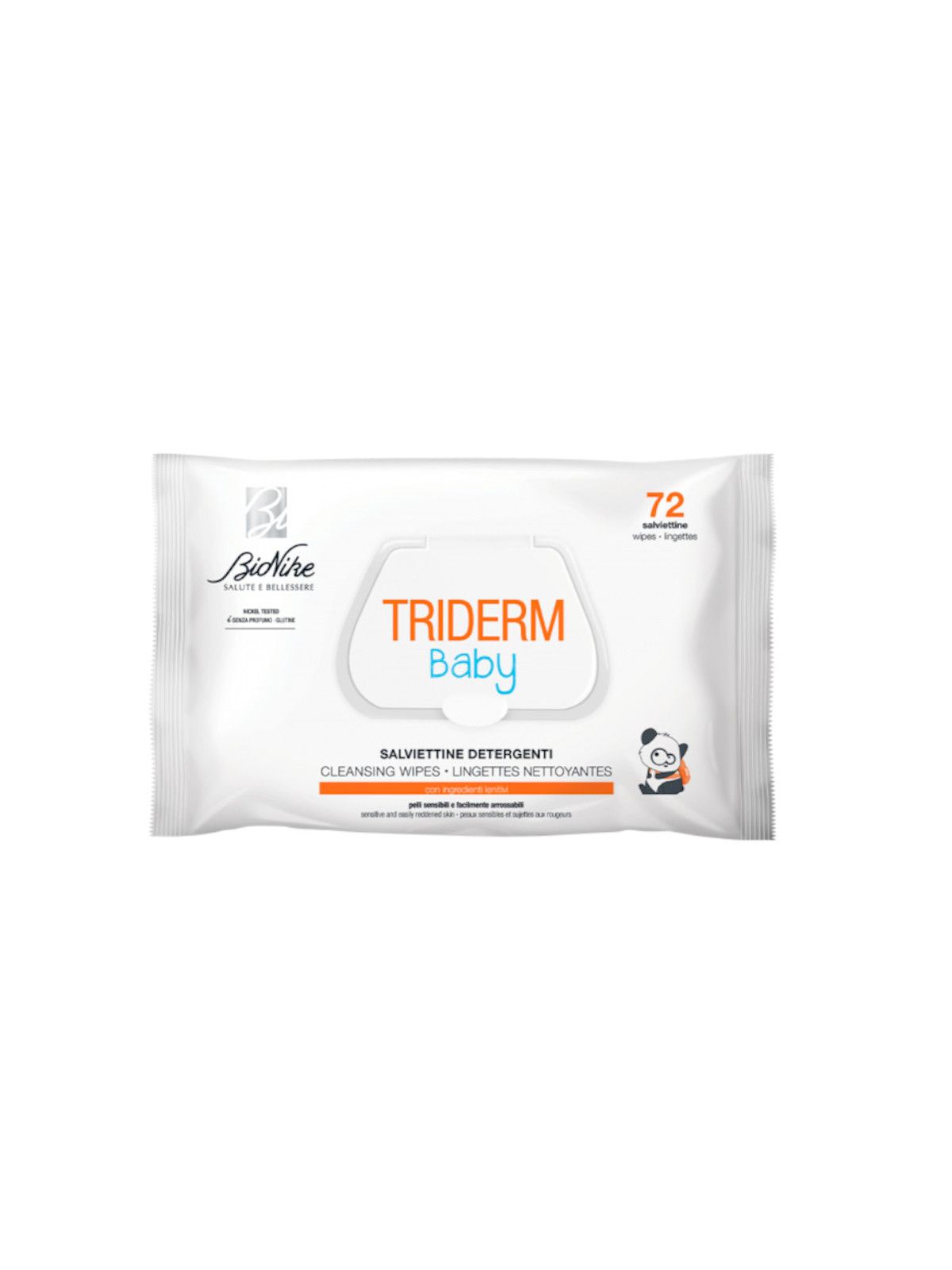 Triderm baby salviette 72 pz - Bionike