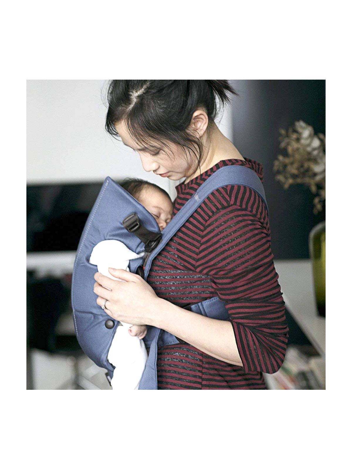 Babybjörn marsupio baby carrier mini vintage indigo cotton - Babybjörn