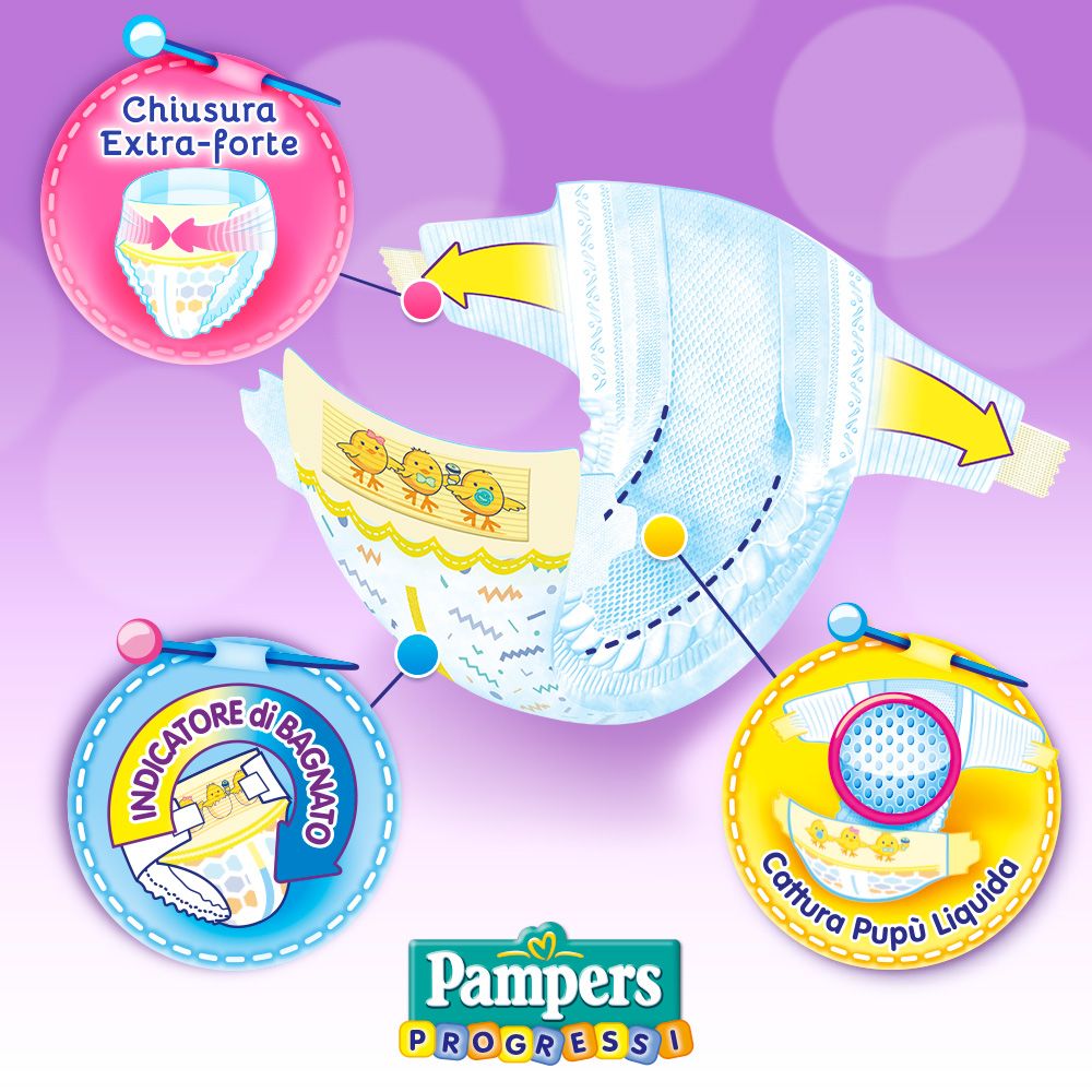 Pampers progressi micro taglia 0 (1-2.5 kg) - 24 pz - Catalogo Pampers