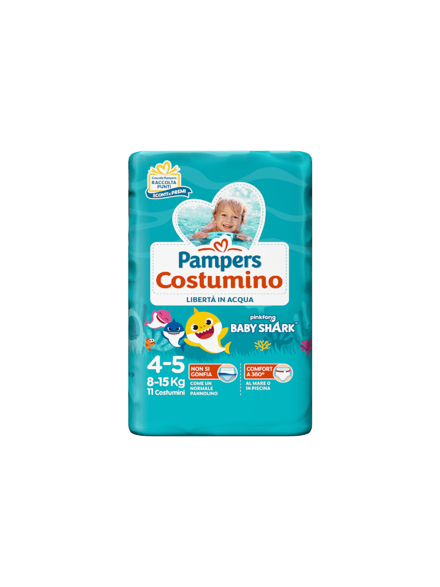 Pampers il costumino taglia 4 (8-15 kg) - 11 pz - Catalogo Pampers