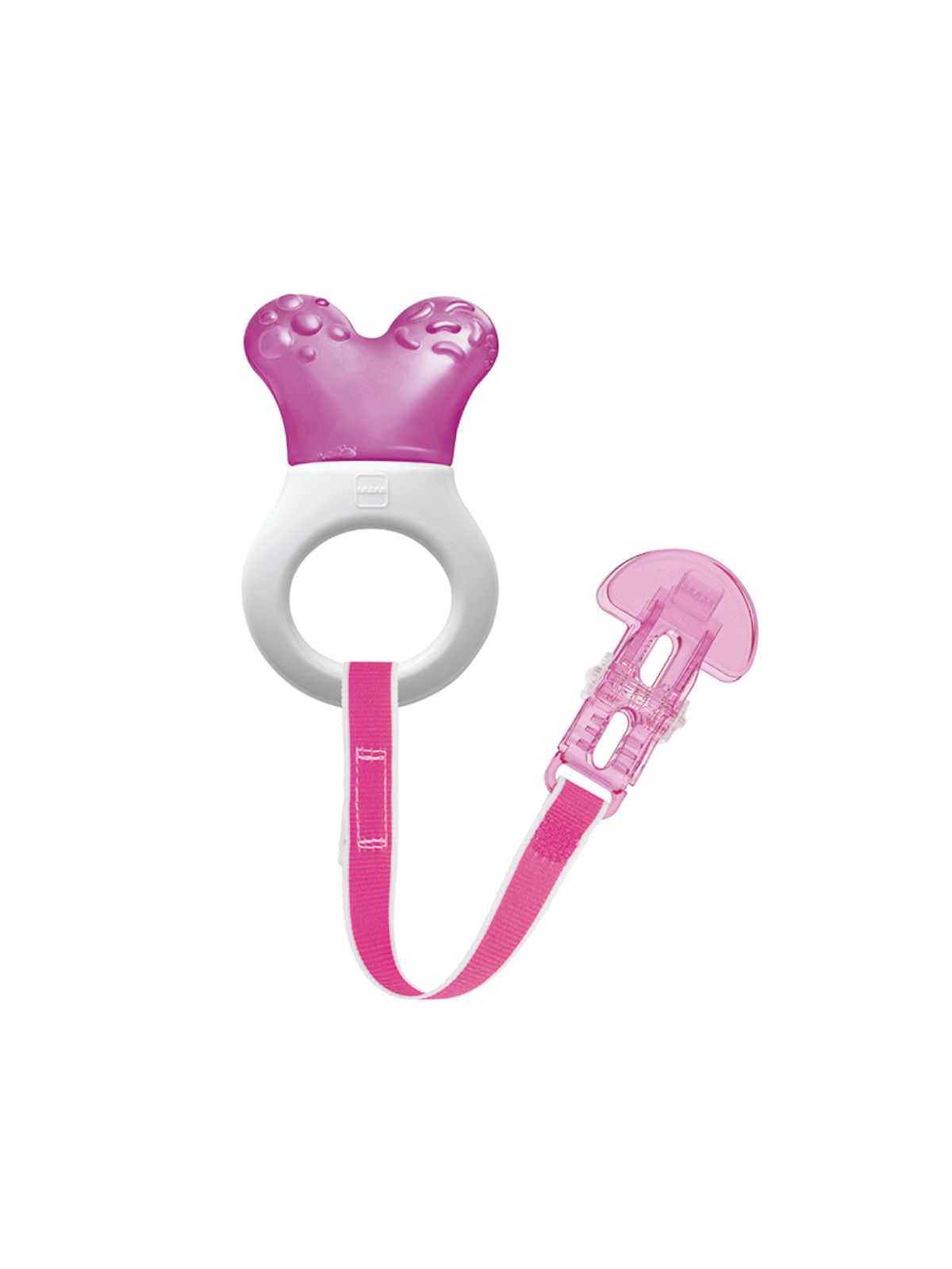 Dentaruolo rinfrescante mini cooler &amp; clip bimba - Mam