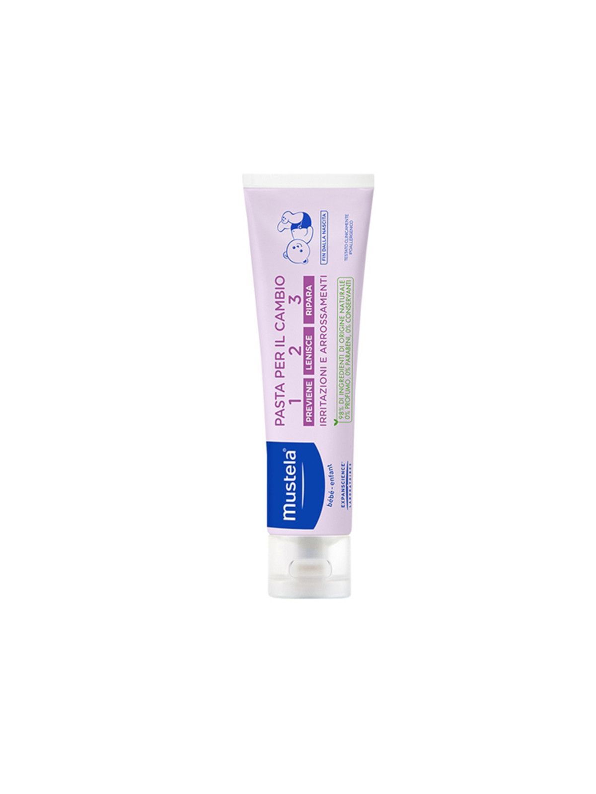 Mustela pasta lenitiva per il cambio tripla azione 150 ml - Mustela