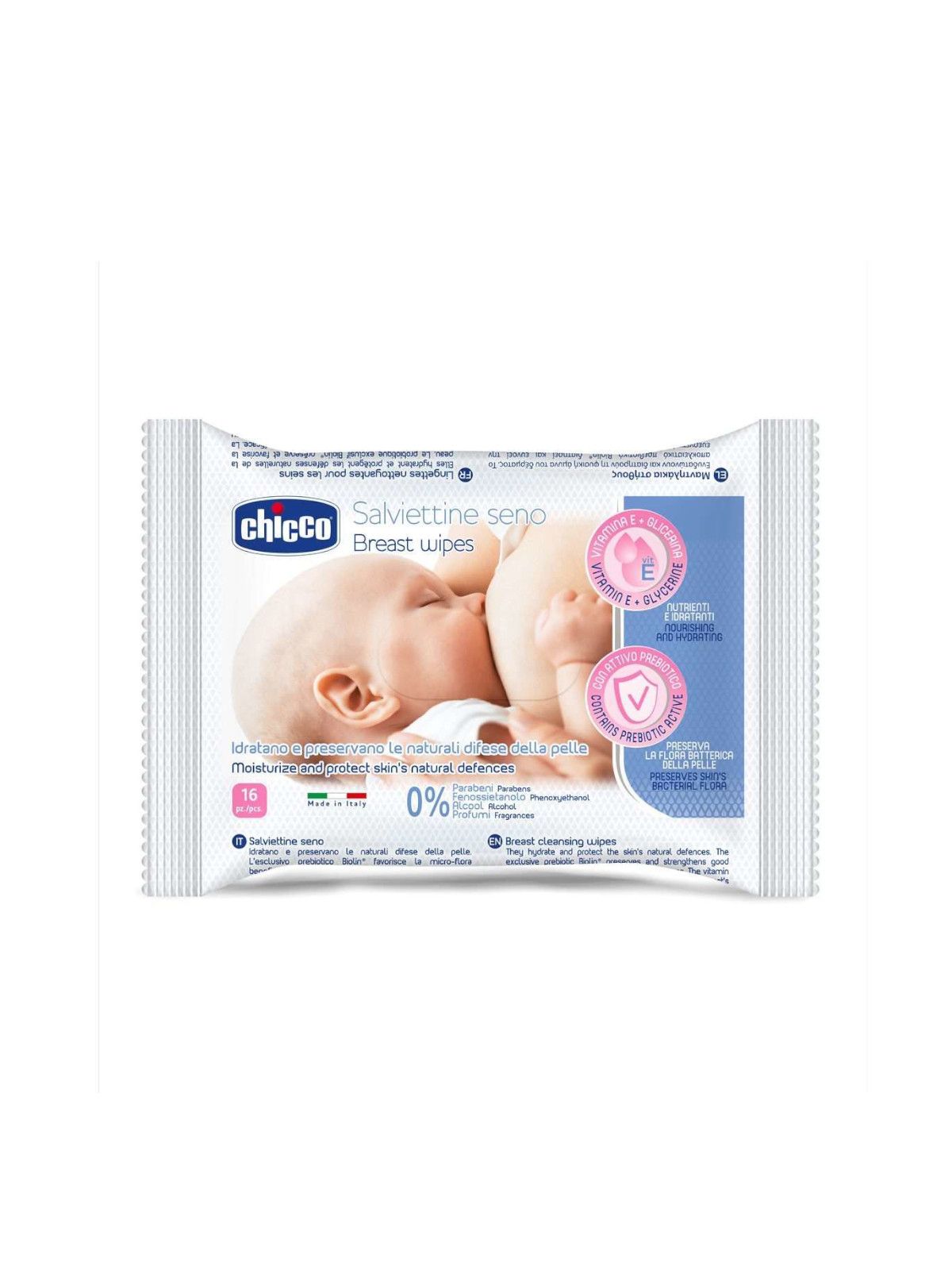 Salviette detergente seno - 16 pz - Chicco