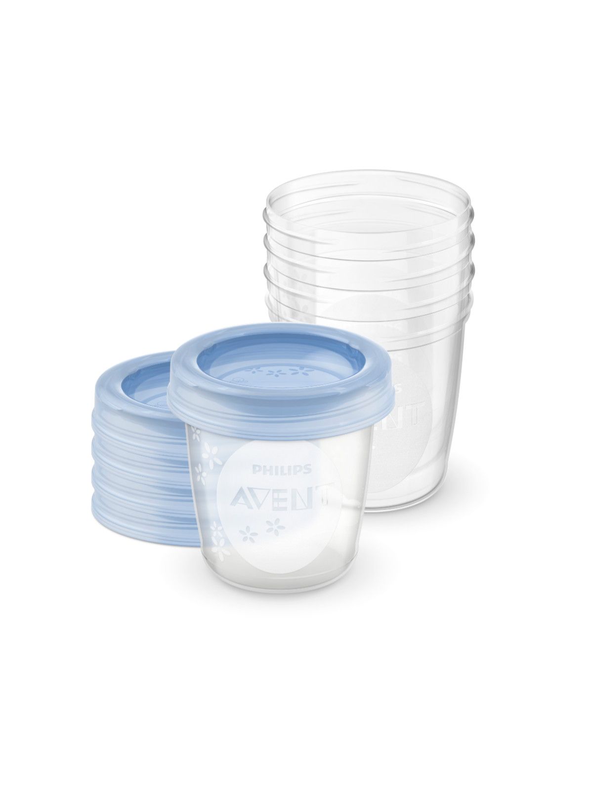 Philips avent 5 vasetti da 180ml per la conservazione di latte e pappe - Philips avent