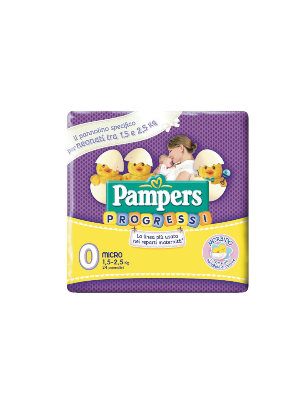 Pampers progressi micro taglia 0 (1-2.5 kg) - 24 pz - Catalogo Pampers