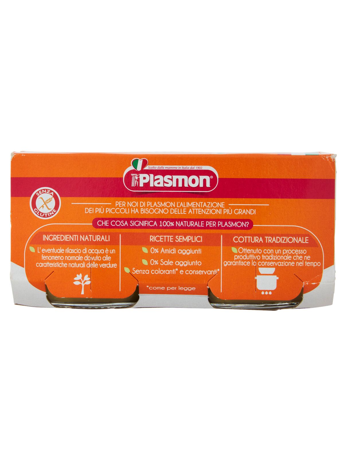 Plasmon - omogeneizzato verdure miste - 2x80g - Plasmon
