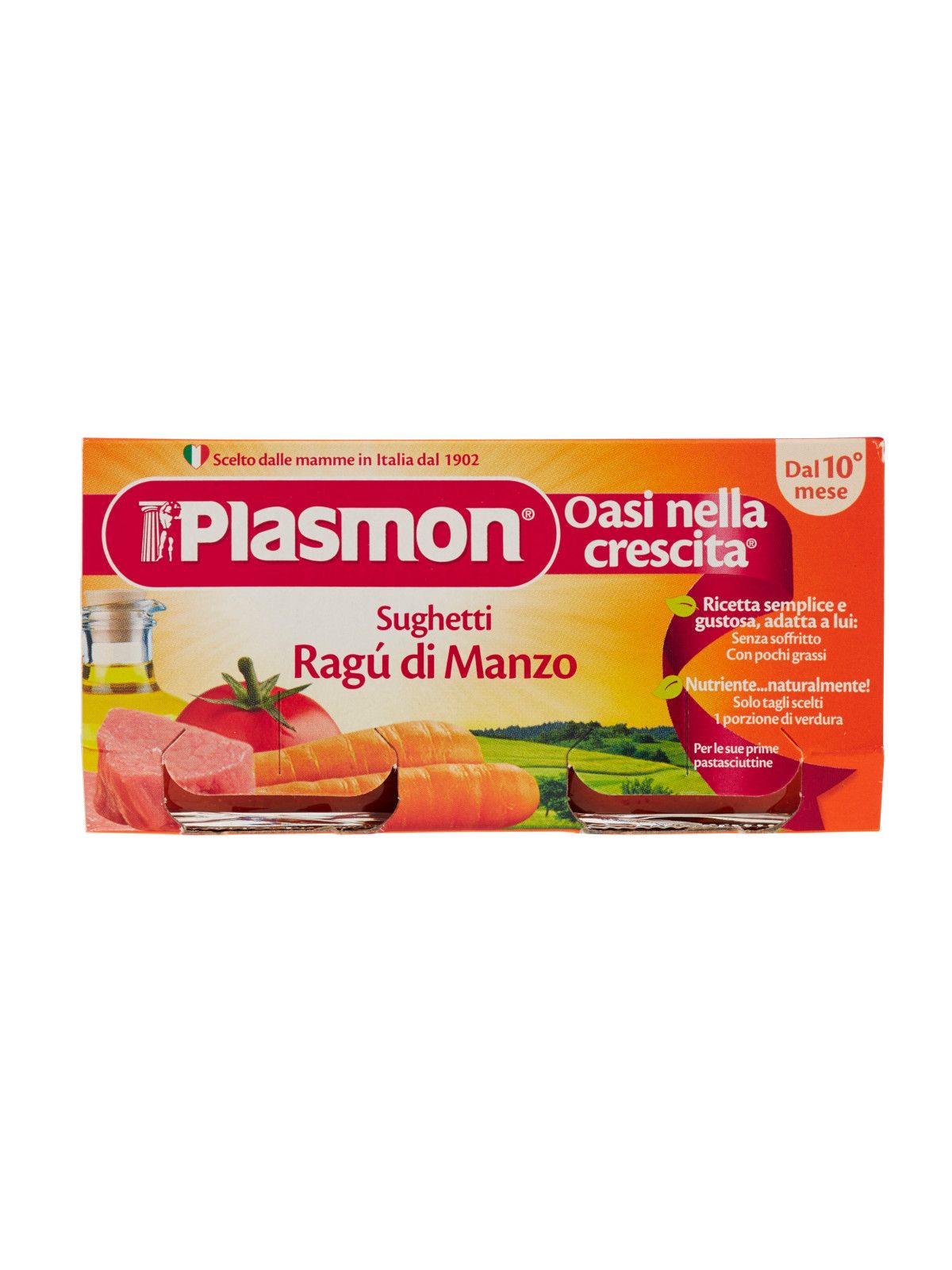 Plasmon - sughetto - ragù di manzo - 2x80g - Plasmon