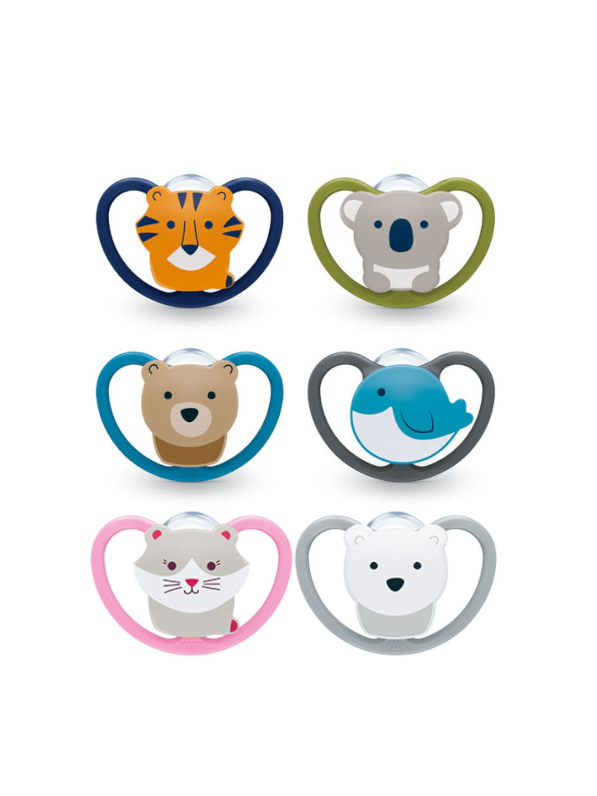 Succhietto space silicone 6-18 m  <strong>colori assortiti</strong> - Nuk