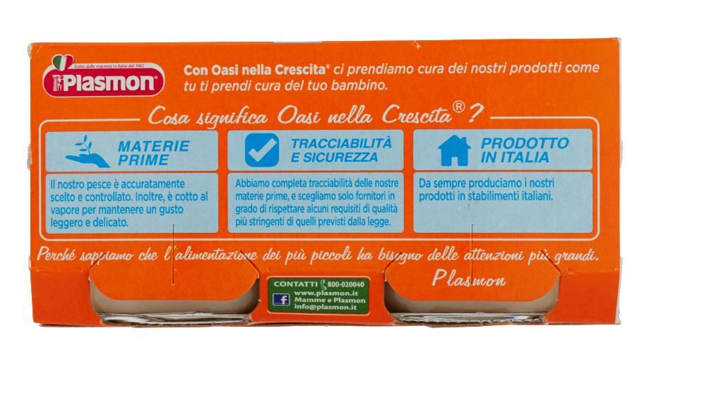Plasmon - omogeneizzato platessa - 2x80g - Plasmon